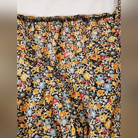 Emery Rose Womens Multicolored Short Sleeve Poplin Top Size 3X - Picture 4 of 11